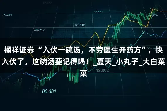 桶祥证券 “入伏一碗汤，不劳医生开药方”，快入伏了，这碗汤要记得喝！_夏天_小丸子_大白菜